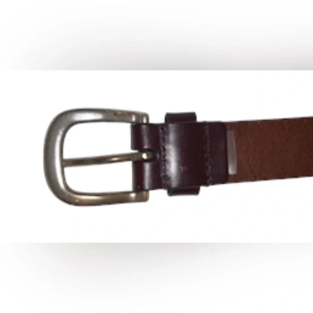 ENMON Ole Miss leather belt boys size small 24 26